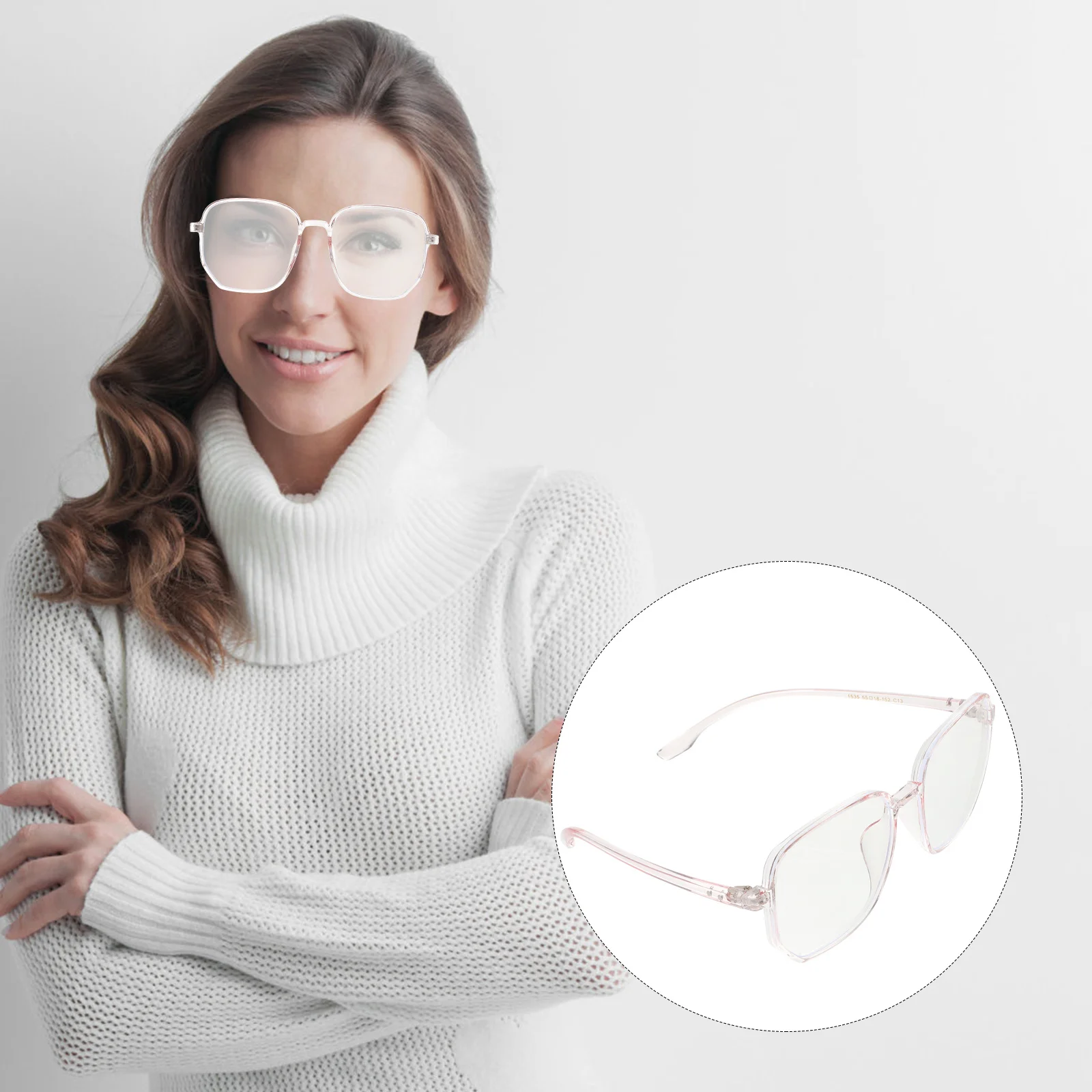 

1Pair Blue Light Blocking Glasses Fashion Eyewear for Women Reduce Eye Fatigue Headache Blue Light Blocking Glasses