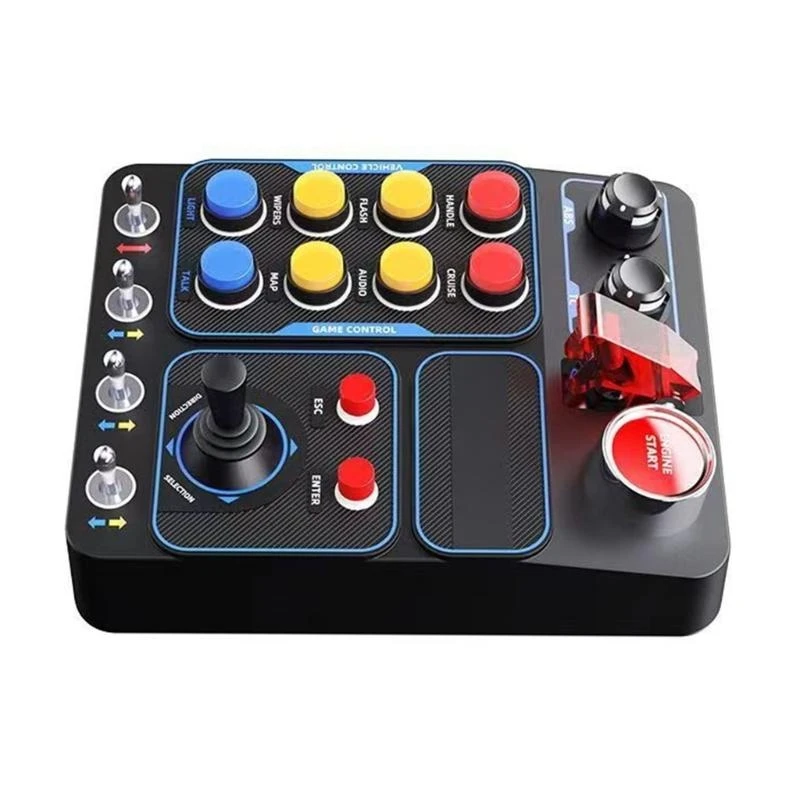 CB1 Racing Simulator Central Controller Box mit einstellbaren RGB -Beleuchtungseffekten