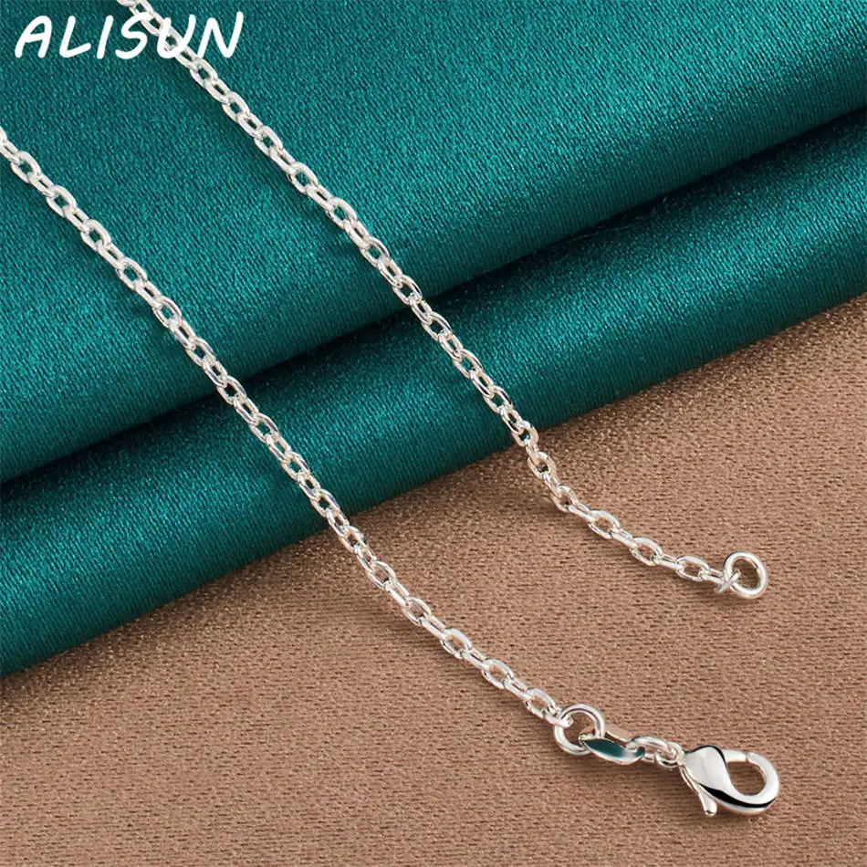 

ALISUN 925 Sterling Silver 45cm Hollow Butterfly Necklace For Women Charm Trend Birthday Gifts Fashion Party
