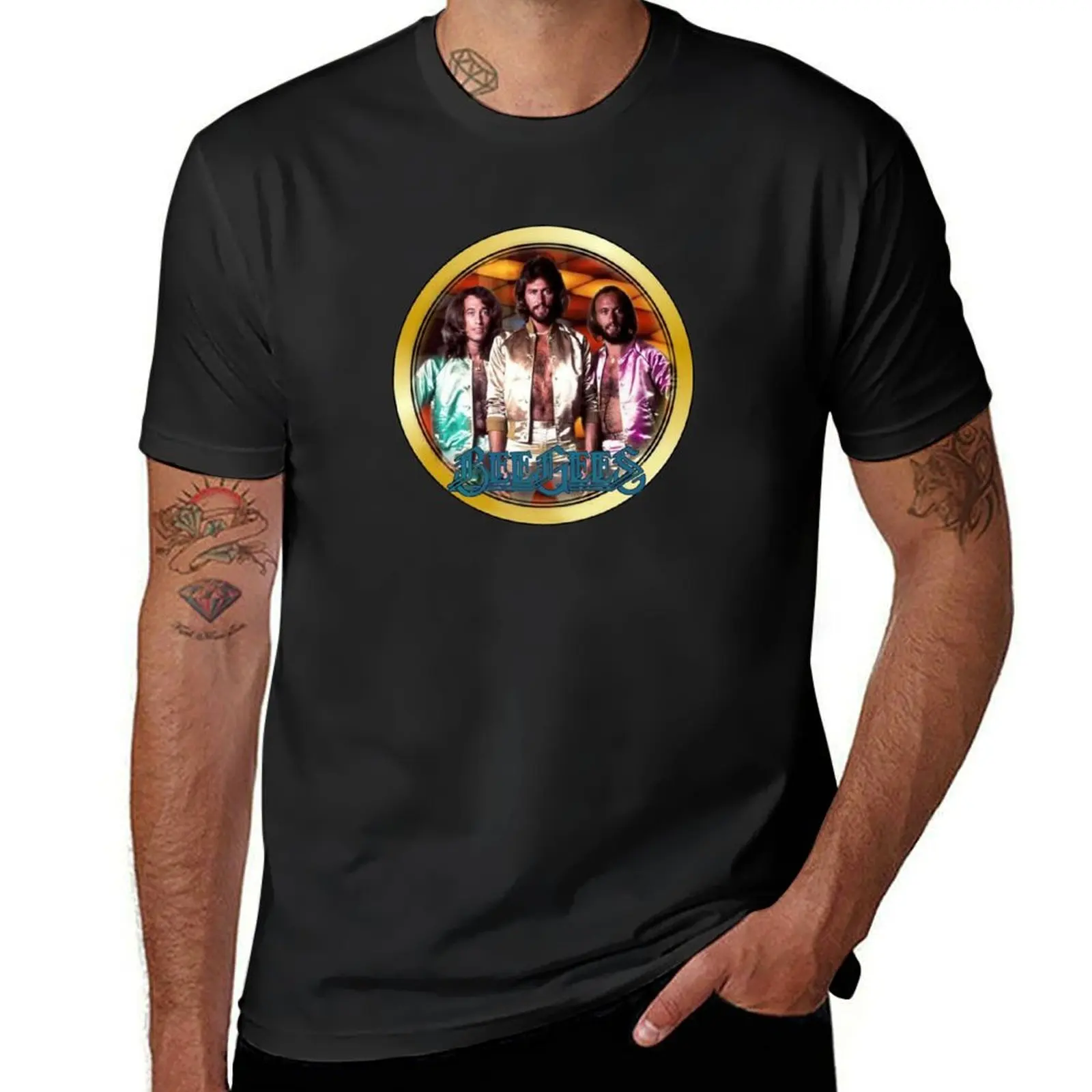 Vintage 1970's Bee Gees Custom T-Shirt cute tops plus sizes korean fashion mens t shirt graphic