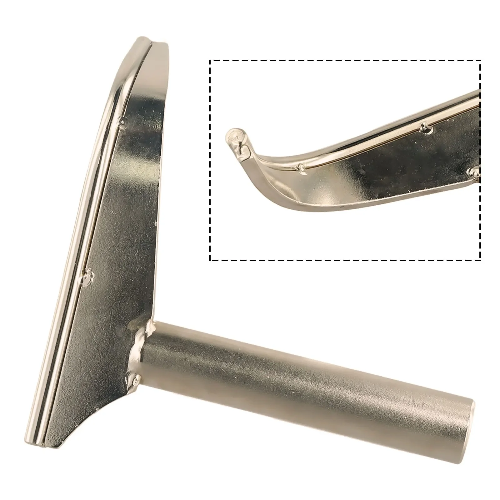 

1 шт., изогнутая подставка для токарного станка из нержавеющей стали для деревообрабатывающего станка диаметром 25 мм, металлообрабатывающий токарный станок для плотника, серебро