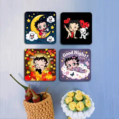 Cute B-Betty Boop Personalized Magnet Cartoon Character Magnet Creative Refrigerator Decoration Fans Collection Gifts