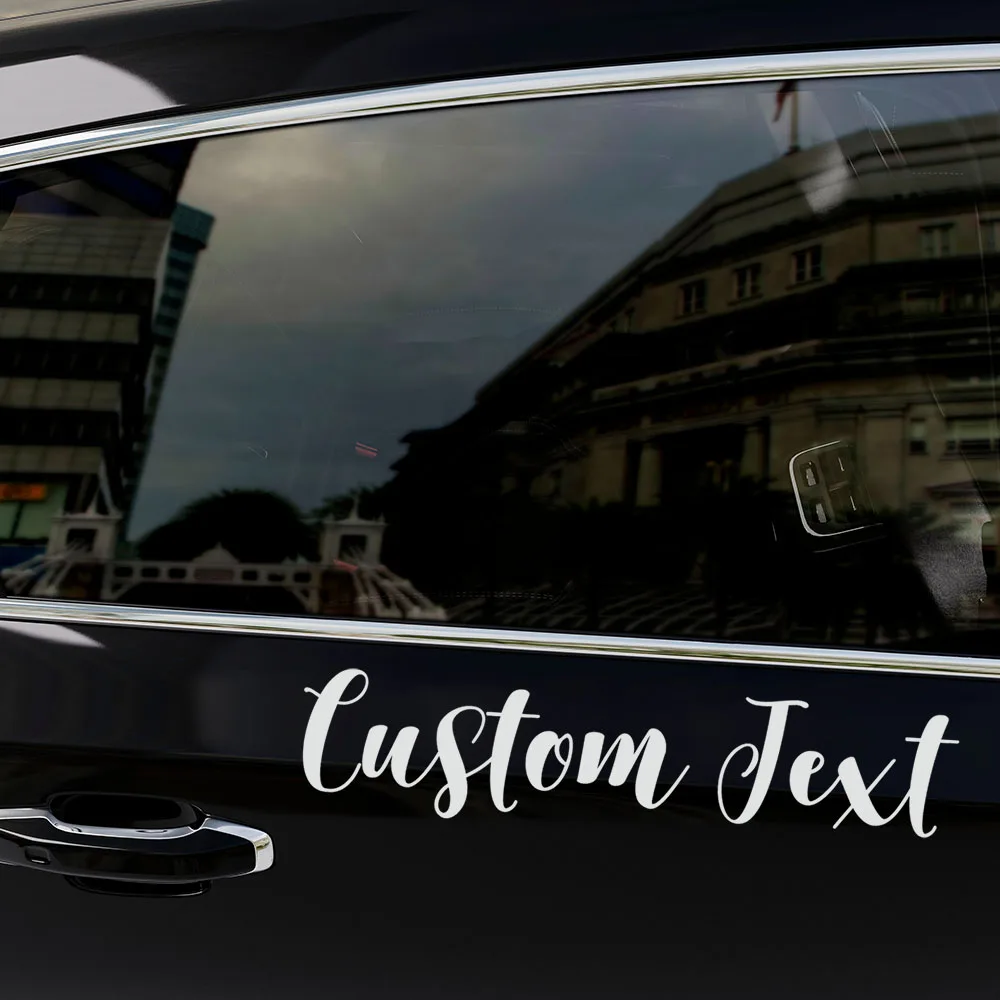 1 قطعة الملونة 5/10/15 سنتيمتر الارتفاع تخصيص اسم ملصقات السيارات ملصقات السيارات على السيارة ملصقات جدار مقاوم للماء جدار ديكور فني