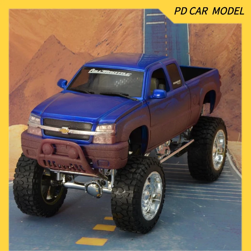 Out-of print old car: JL Full Throttle Rock Rigs Foose CHEVY SILVERADO,1:20 Diecast