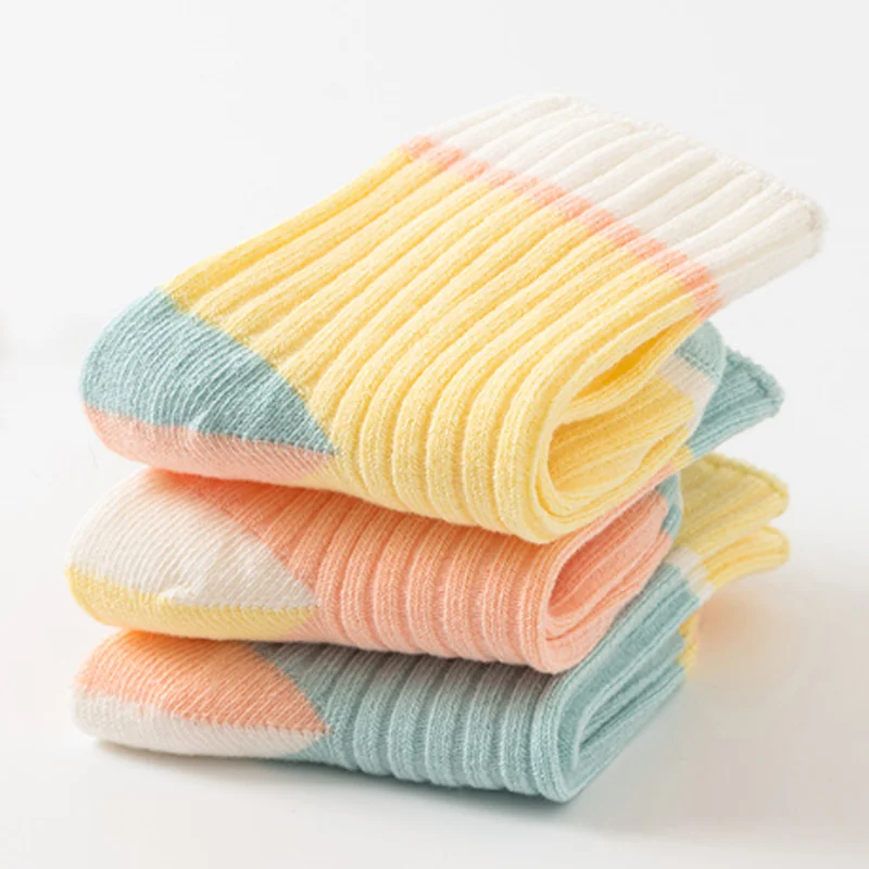 3 زوج/الوحدة جوارب أطفال غير رسمية جديدة