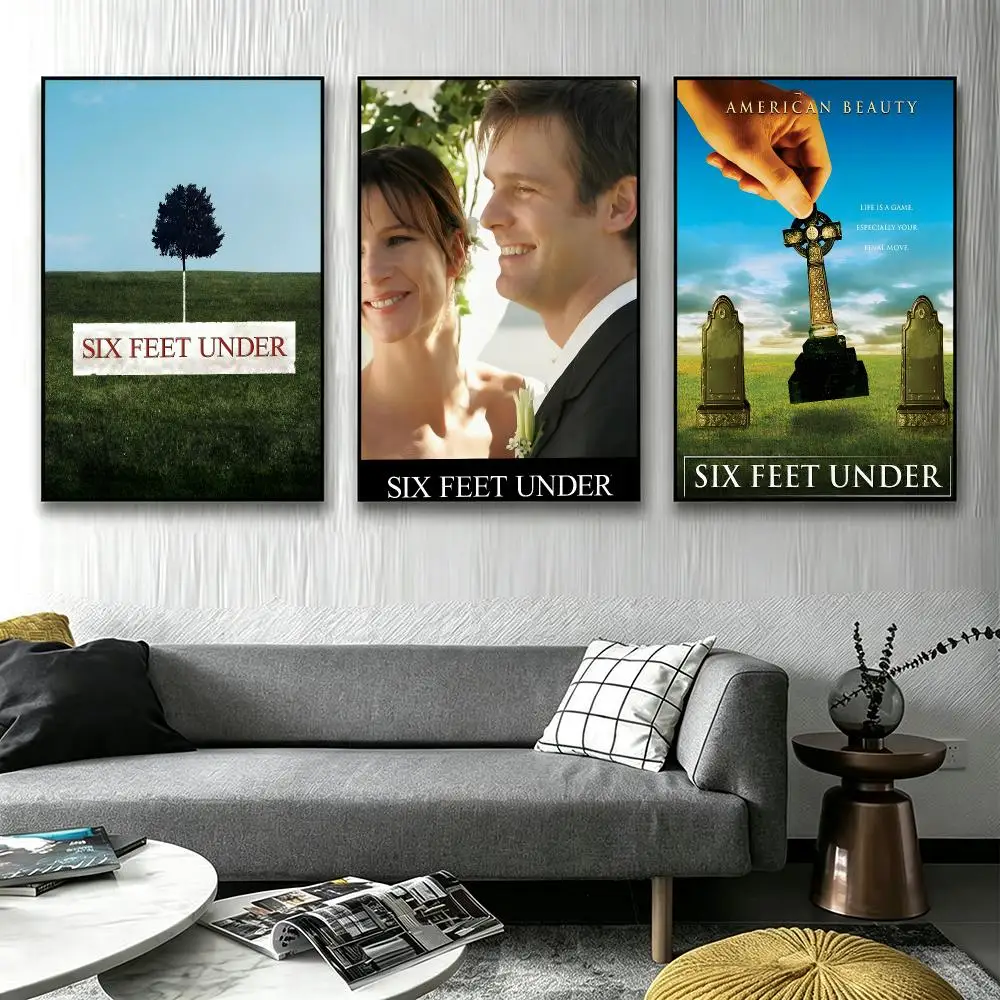 Series Six Feet Under Poster Poster HD printing Sophisticated Style Wall Art Home Decor For Bedroom Living Room Creative Gift