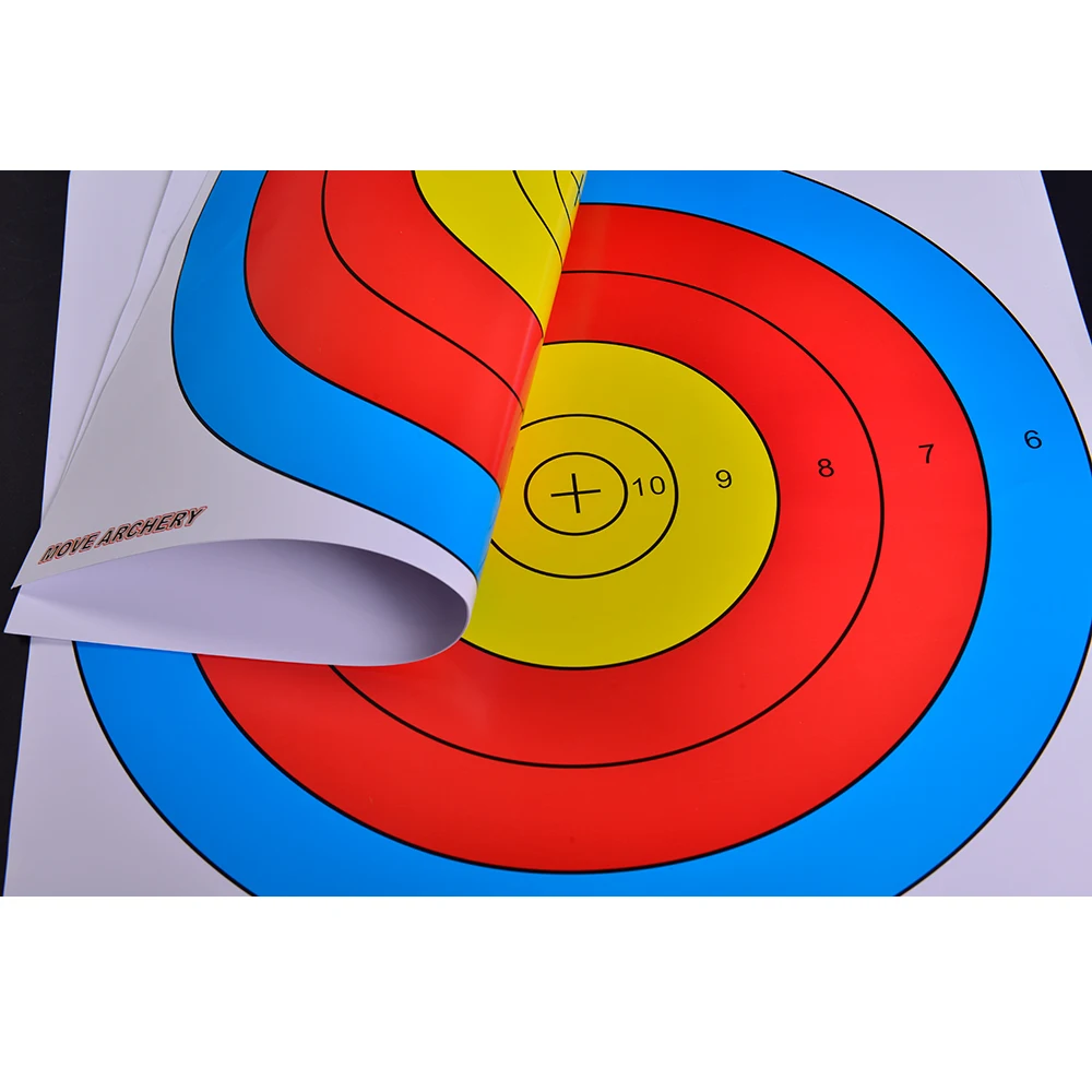 10/20pcs Target Face 40*40cm Archery Target Paper + 4 Free Target