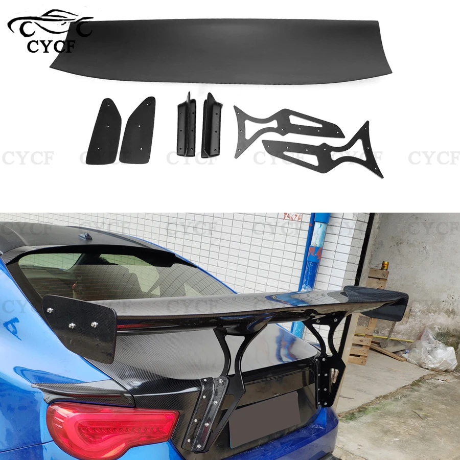 For Toyota GT86 Subaru BRZ High quality Greddy style Carbon Fiber Auto Car Rear Trunk Spoiler Wing 2012-2019 Body Kit