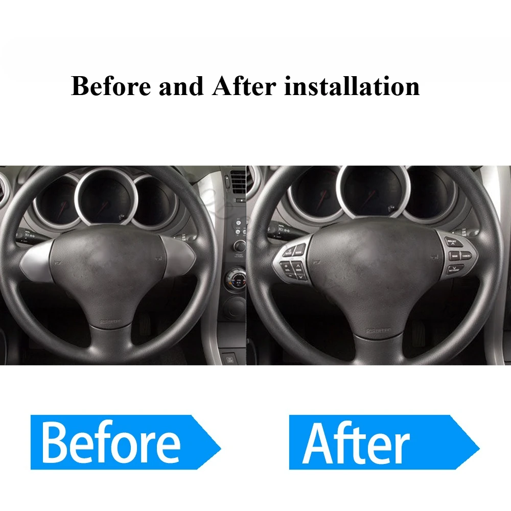 Car LED Steering Wheel Control Button Multifunction Audio Volume Phone Media Switch For Suzuki Swift 2016 Alto SX4 2007 Interior