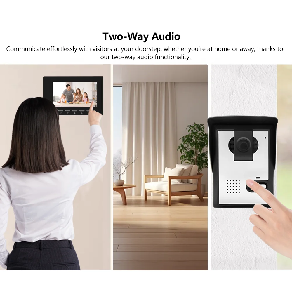 Visual Intercom Doorbell High-Definition Monitoring Wired Electronic Villa Home Intelligent Access Control System One To One