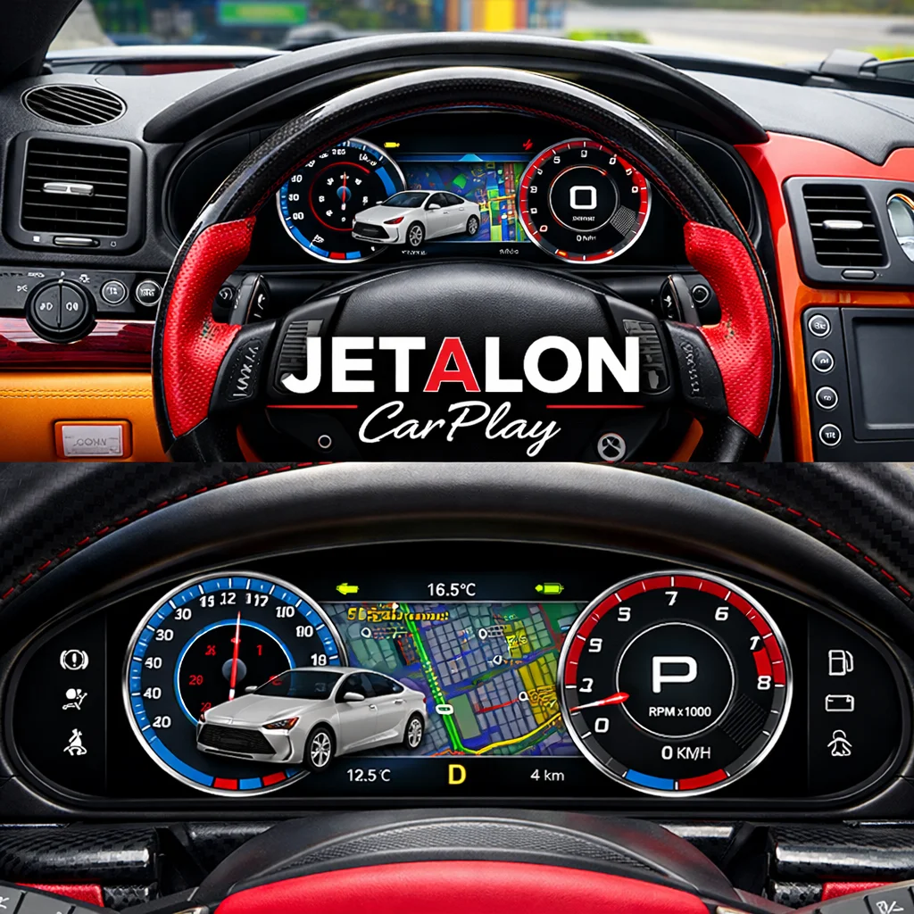 12.3'' Multiple Definition For Maserati GT GC 2007-2017 Speedometer Cluster Upgrade Car LCD Instrument Virtual Cockpit Dashboard