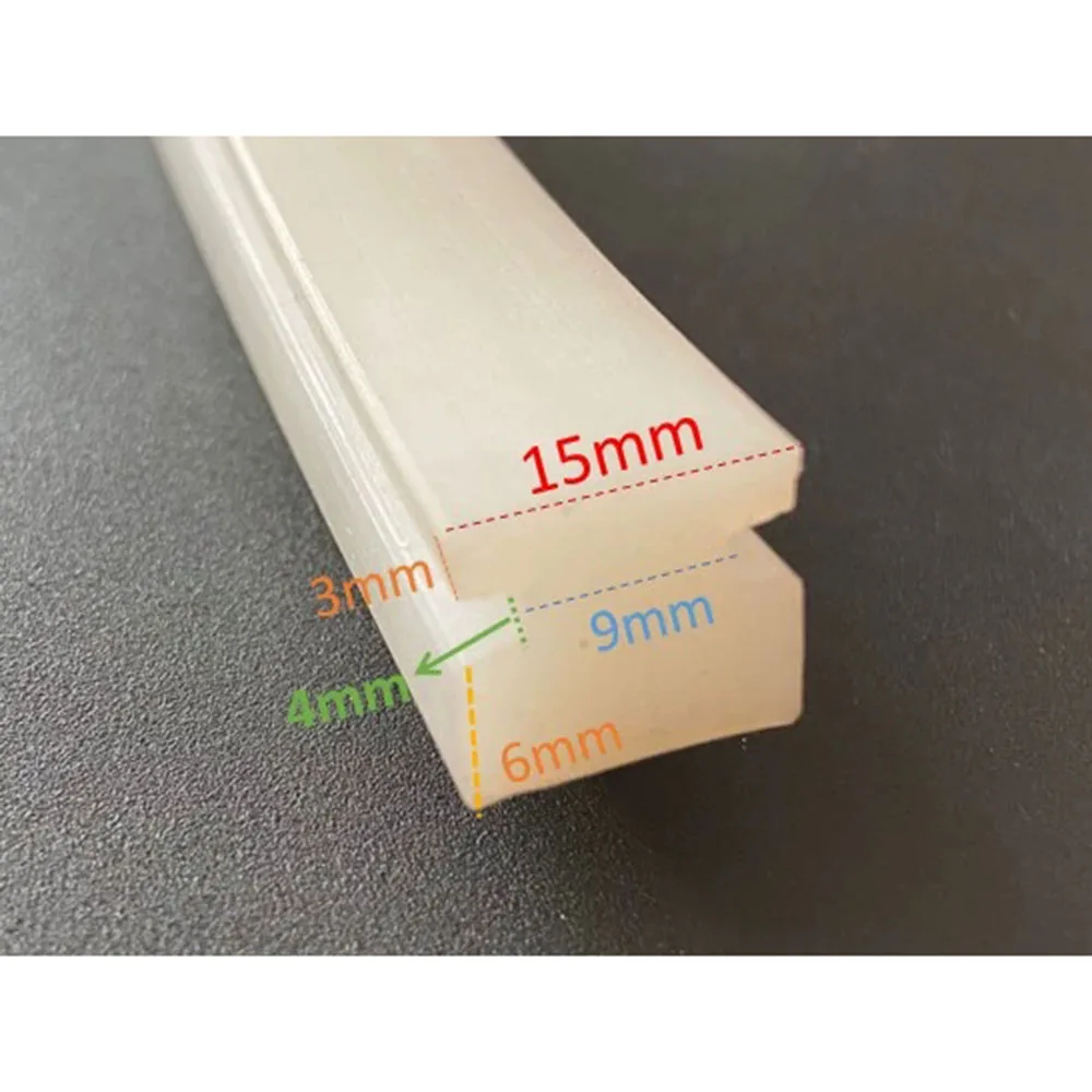 BateRpak 15x13mm solid core temperature Resistant silicone strip Duoqi QD-A Pneumatic Electric sealing machine pressure strip