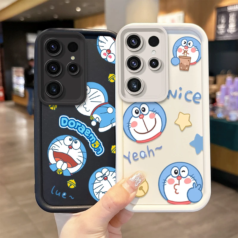 Doraemon Phone Soft Case for Samsung Galaxy S24 S23 S22 S21 Ultra Plus S20 FE A54 A53 A52 A52S A51 A50 A50S A34 A33 A32 5G Cover