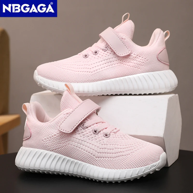 Children Sneakers Casual Shoes for Girls Pink Comfortable Breathable Running Shoe Sports Kids Boys Flat Walking Shoes Size 28-39