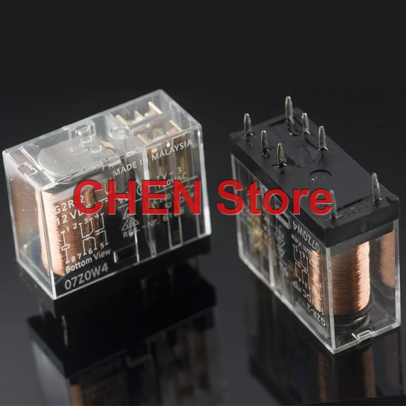 2PCS Power PCB Relay 5PIN 6PIN 8PIN G2R-2-5VDC G2R-2-12VDC G2R-2-24VDC G2R-1-12VDC G2R-1-24VDC G2R-1-E-12VDC G2R-1A-E-24VDC PCB