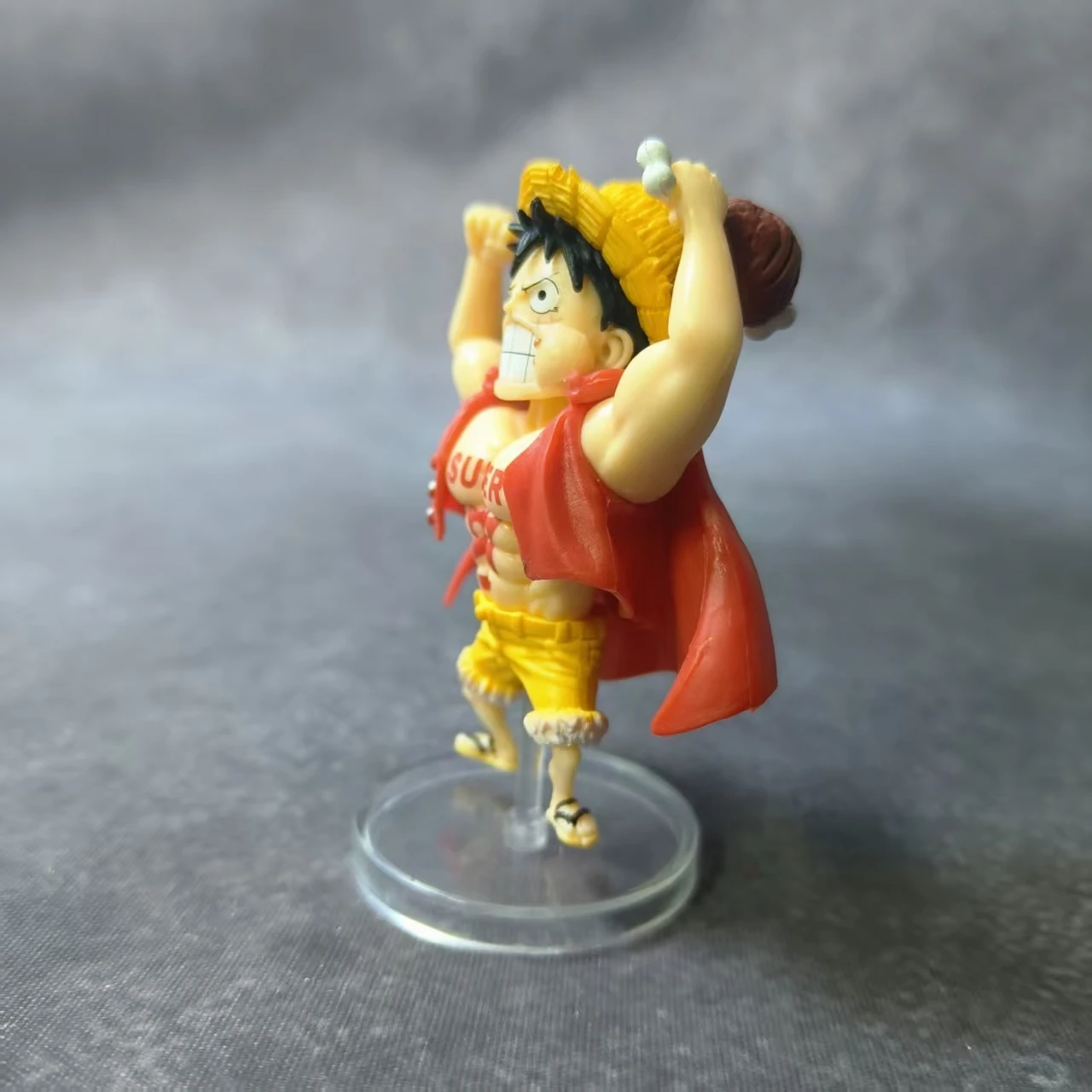 7cm anime uma peça muscular luffy figura de ação coleção pvc modelo brinquedo decoração boneca presente