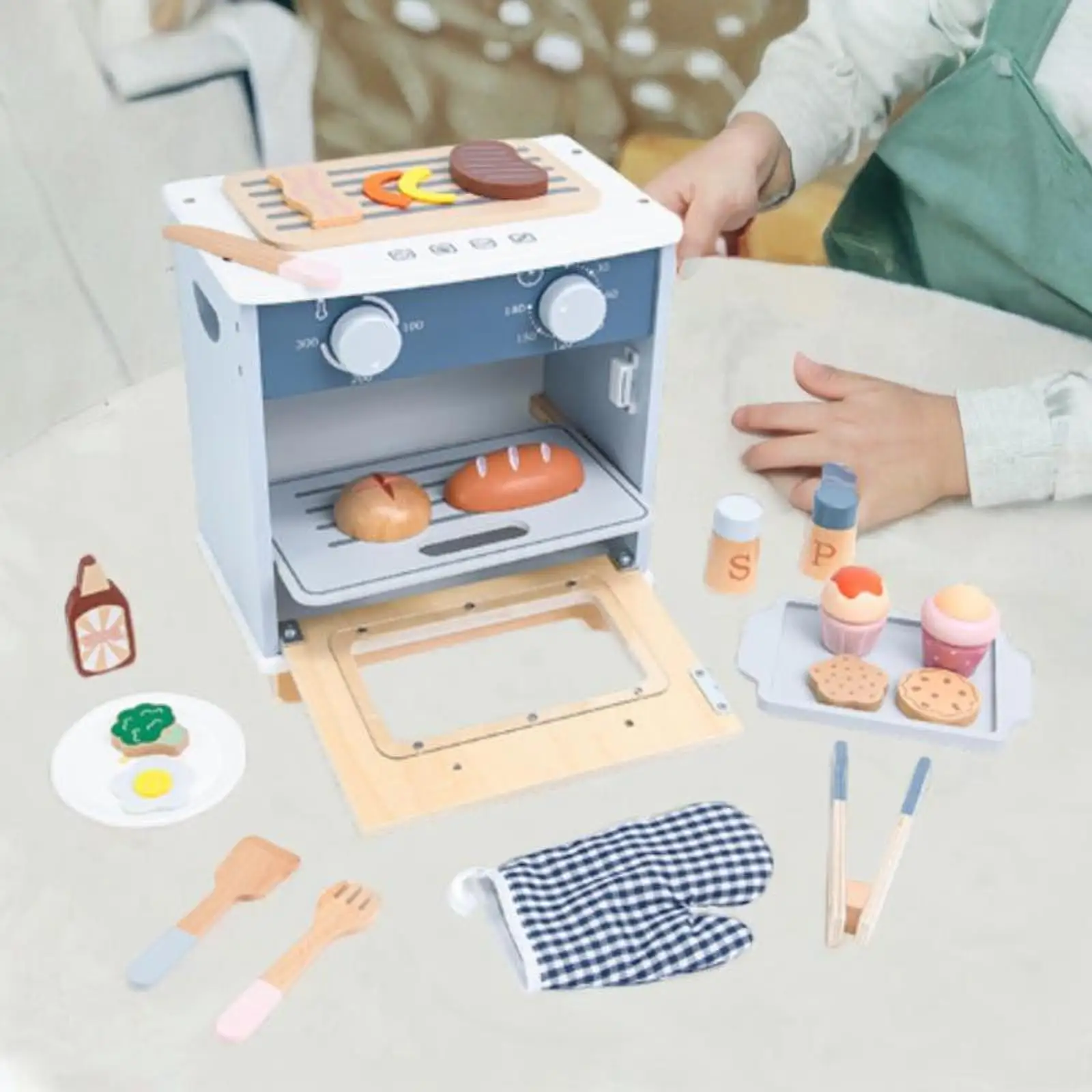 Kids Oven Plays Set Kids Oven Pretend Play Set Kids Pretend Play Kitchen Educational Pretend Play Set for Toddlers 2+ Years Old