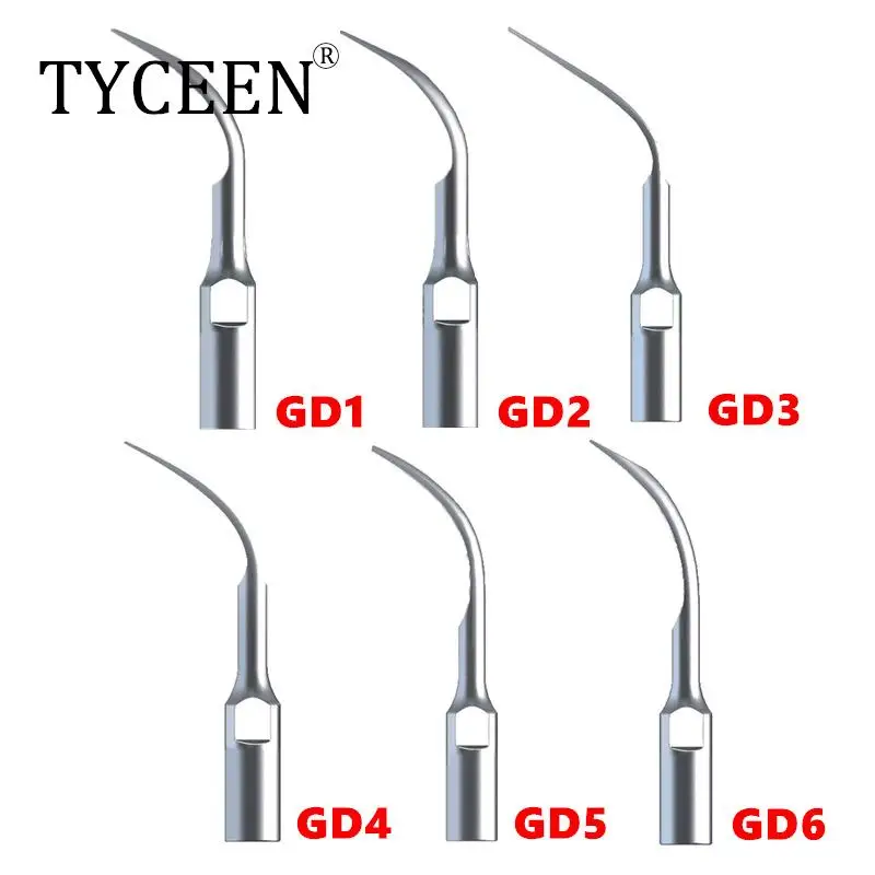 GD1 Dental Ultrasonic Scaler Tips for NSK SATELEC Machines Teeth Stains Remover Tips Replacement Tip Teeth Cleaning Blade Tips