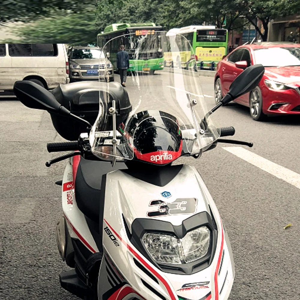 

For PIAGGIO Typhoon 125 RA1 125T-5 windshield For Aprilia SR Motard 125 with raised front windshield Typhoon chest guard