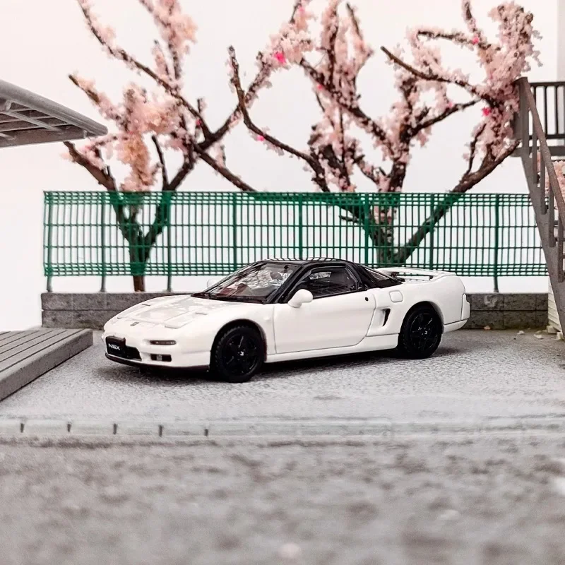 1/64 LCD Honda NSX Mk1 NA1โลหะผสมมอเตอร์รถยนต์ของขวัญโมเดลโลหะหล่อขึ้นรูป