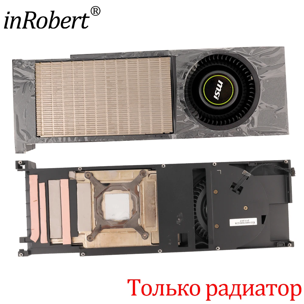 Video Card Heatsink Replacement for MSI RTX 3080 Turbo Original RTX3080 Replacement Graphics Card Heat Sink