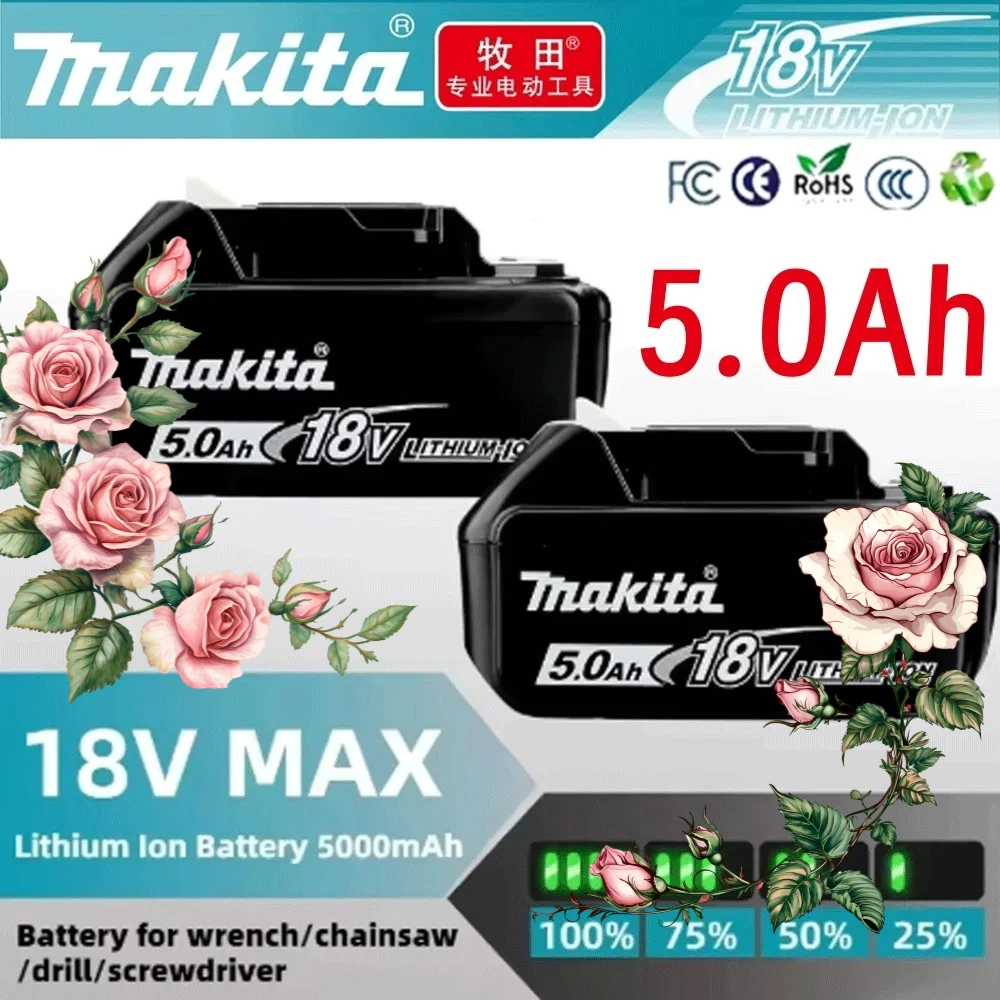 

100% Original Replacement 18v Makita 3/5/6/9Ah For Makita Battery BL1830B BL1850B BL1850 BL1840 BL1860 BL1815 Lithium Battery