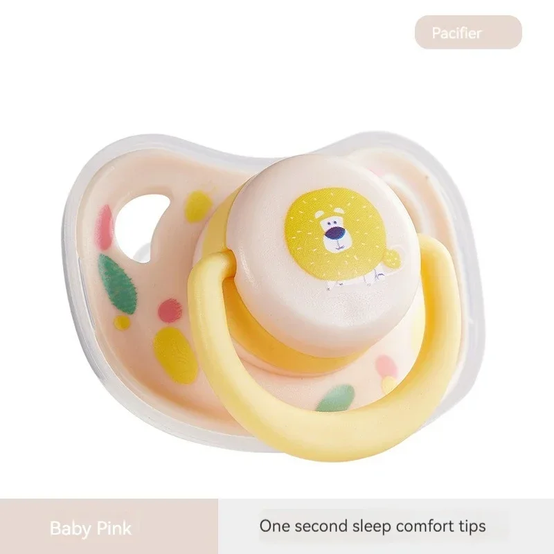 Baby Newborn Soft Food Silicone Nipple Infant Safe Circle Type Nipples Toddler Pacifier Kid Teether Toy For Boy And Girls NO BPA