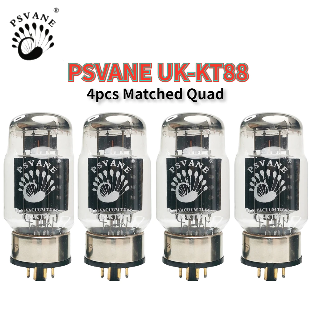 PSVANE Hifi KT88 KT88C  UK-KT88 Vacuum Tube Replace 6550 KT88 KT120for Hifi Audio Vintage Tube AMP DIY Factory Matched Pair Quad