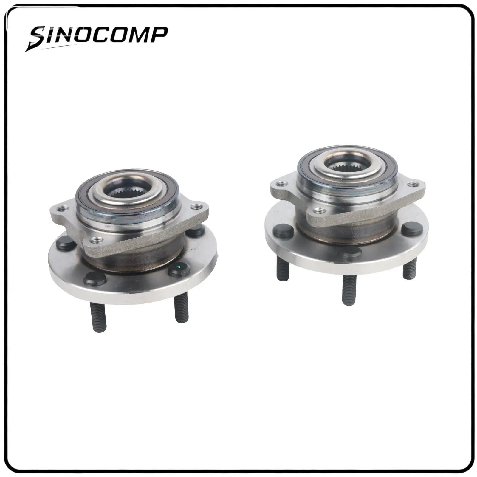 

Пара подшипников ступицы колеса в сборе для Chrysler Sebring Cirrus 2007-2010 513263 спереди