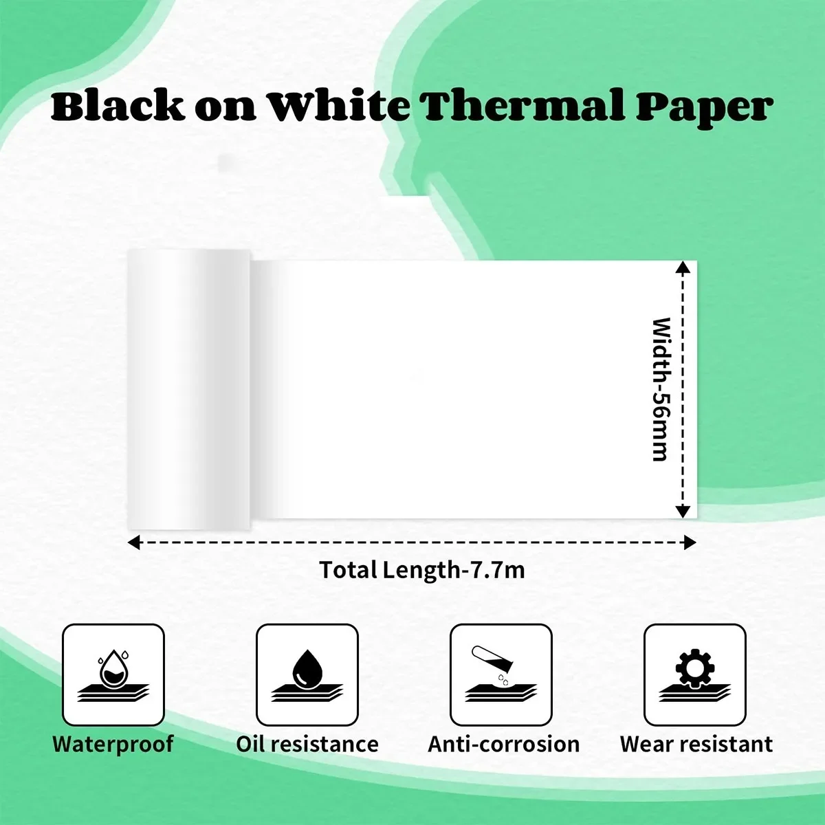 Mini Printer Thermal Papers Grayscale Photo Thermal Paper For Memoking M02/T02/M04AS/M04S Mini Printer For Journal Photos Notes