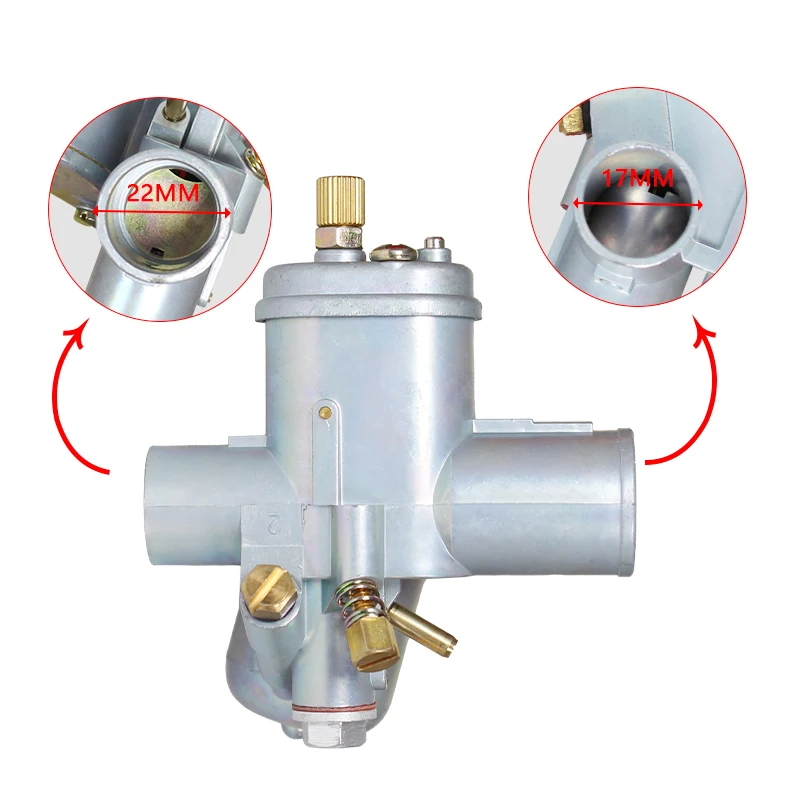 Motorcycle Carburetor for Zundapp C50 Super Sport 1/17/77 17mm Tuning Vergaser Bing motorcycle accessories popualr with Europe
