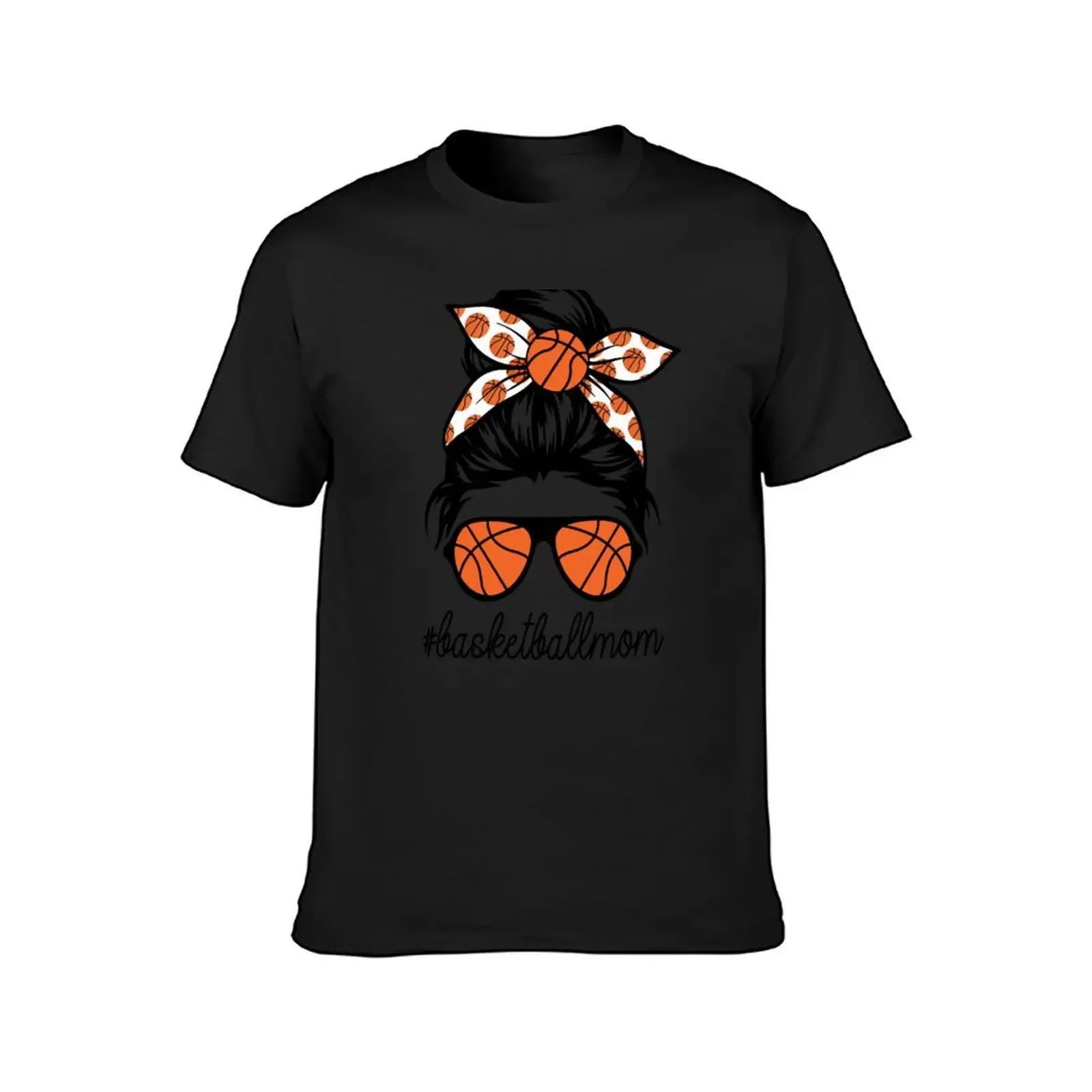 Bleached Basketball Mom, Messy Bun Player Mom Mother's Day T-Shirt Blouse football t shirt cute clothes t shirts for men