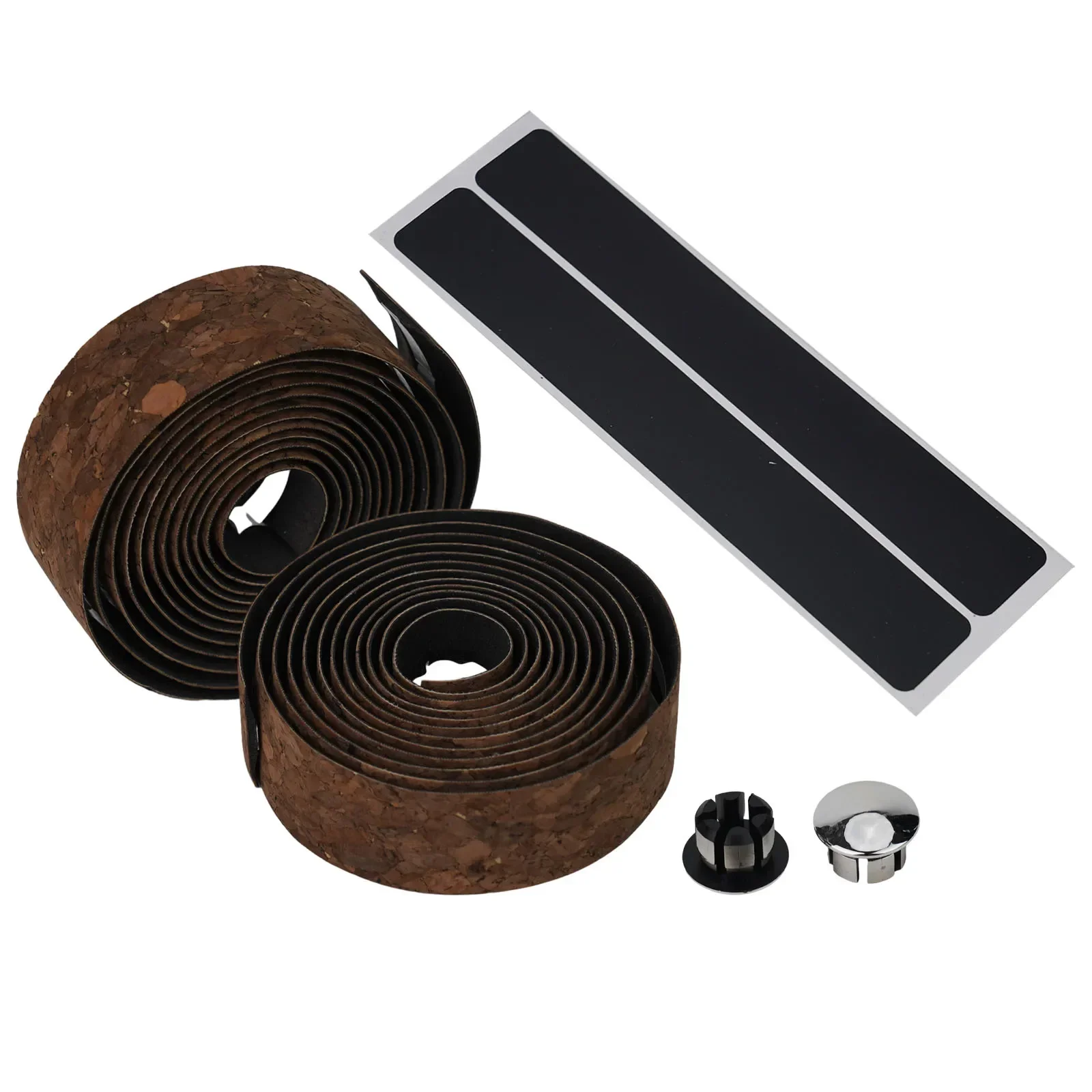 Cycling Handlebar Tape Wood Grain Tape Road Bike Cork Handlebar Belt Cycling Handle Tape Anti-slip Belt Wrap