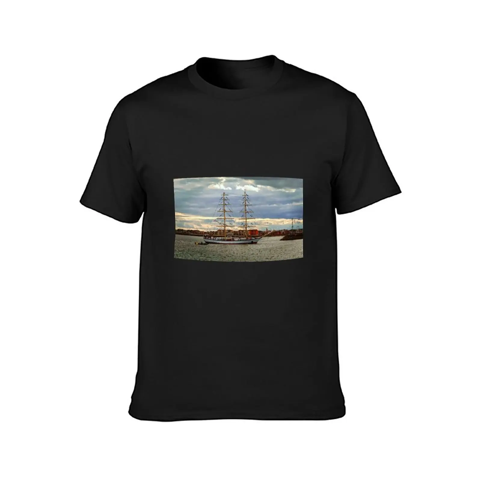 Fryderyk Chopin sails into Hartlepool T-Shirt sublime summer top plain fitted t shirts for men