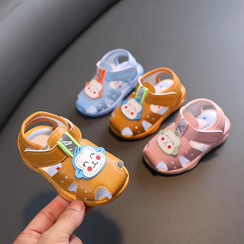 SandaliasSoft Sole Walking Shoe 2023 Summer Cartoon Baby Shoe Boy/Girl Call Shoe Collision Resistant Sandals Kid Shoe Baby Items