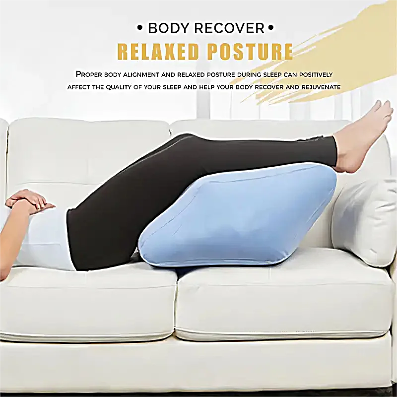 

Portable Knee Pillow for Pregnant Women, PVC Cushion, Foot Lift, Lightweight, Inflatable Small Leg Pillow, 1 PC, 2 PCs, 5 PCs