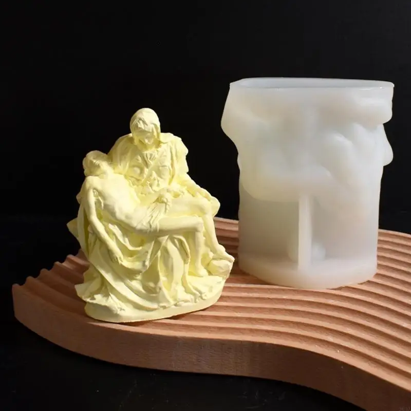 

Silicone Mold of Holy Mother with Child High Quality Detail for Creating Statues and Decorative Items 964A