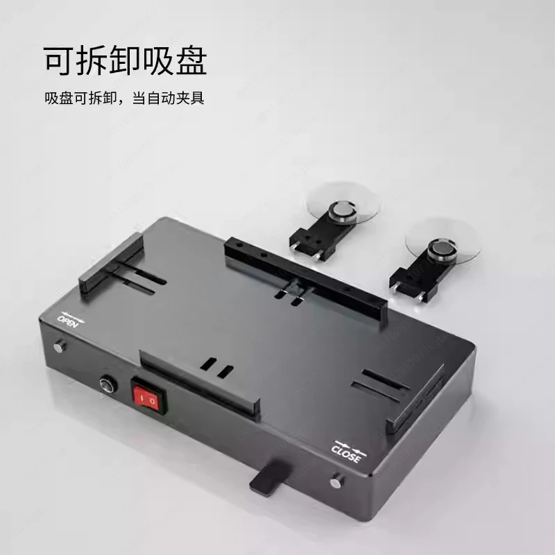 LK-205 Automatic Phone Repair Holder, Strong Vacuum Suction Universal Fixture with Metal Build for Centering Various Smartphones