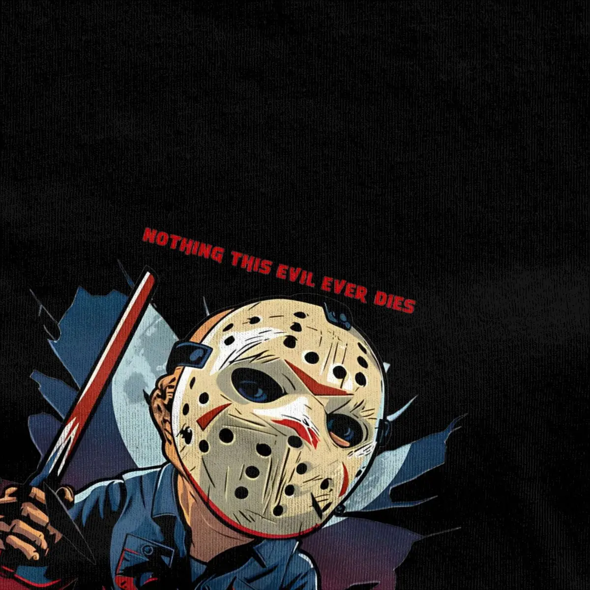 Friday 13th Jason Voorhees Slasher Horror T Shirt Men Women Cotton Humorous T-Shirt Round Collar Tees Short Sleeve Clothes Party