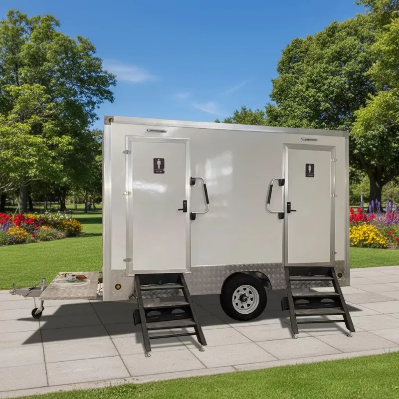 Custom Mobile Toilets, Toilets and Sinks Suitable for Use on Outdoor Construction Sites and Concerts.