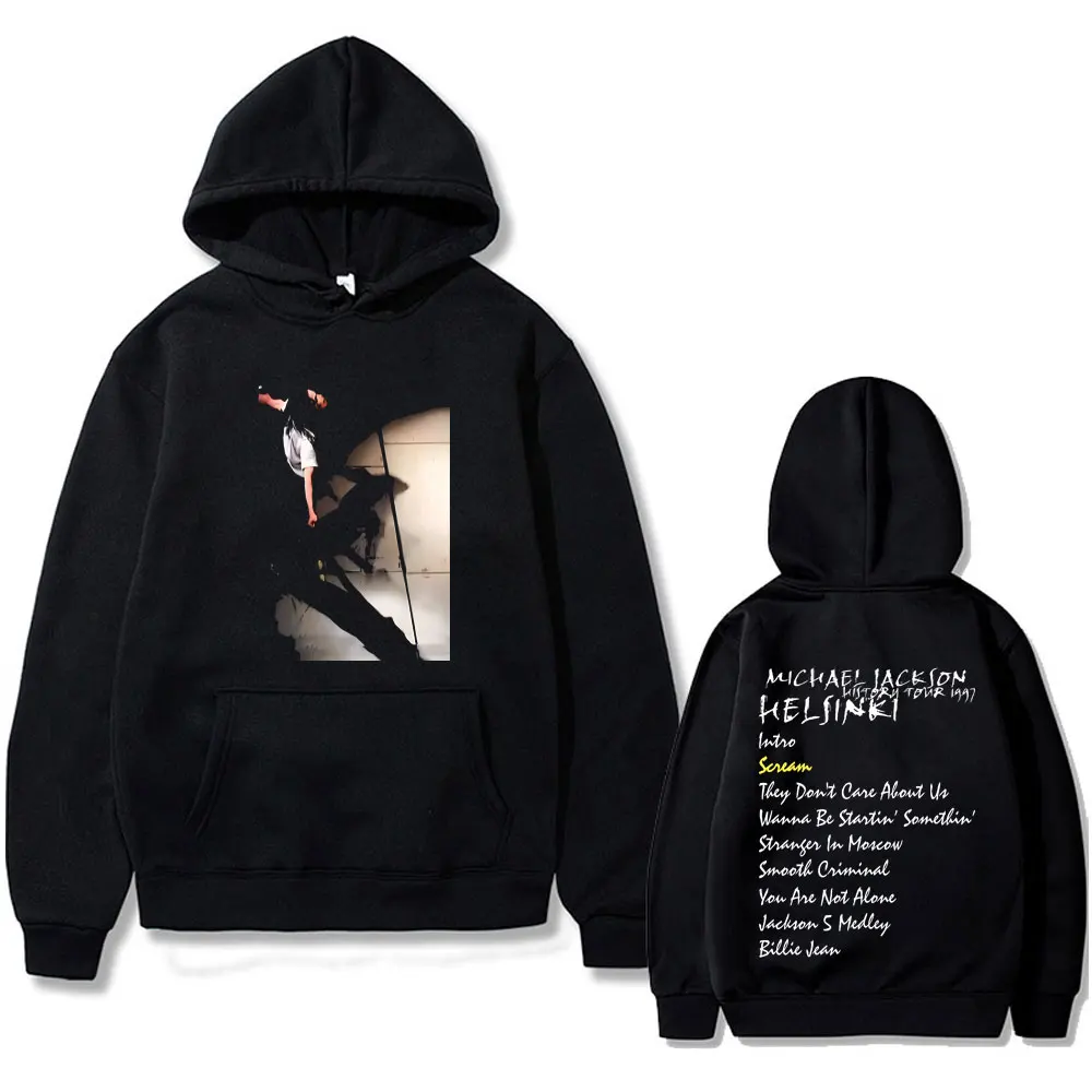 

Best Famous King of Pop Michael Jackson Hoodie Fashion Punk Oversized Streetwear Men Women Classic Gothic Fleece Cotton Hoodies