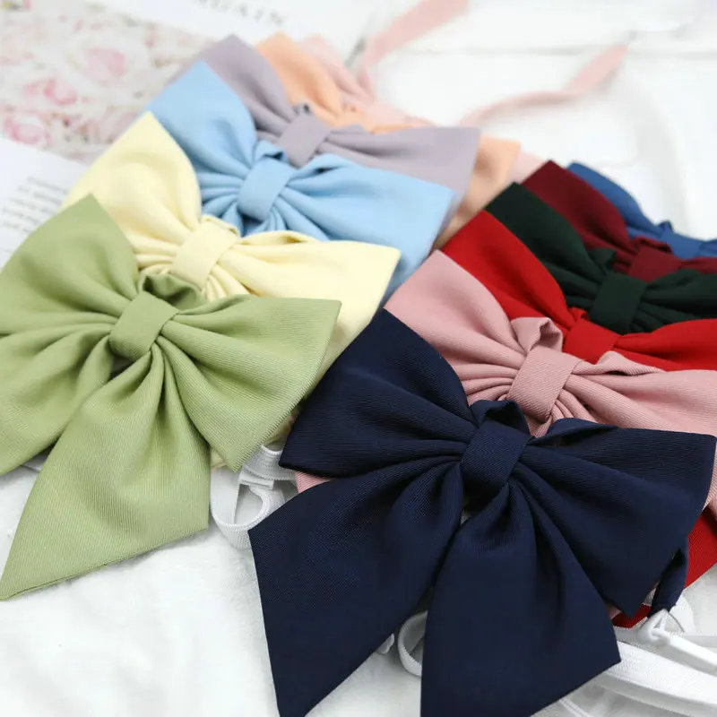 JK Uniform College Style Solid Color Female Student Bow Tie School Uniform Japanese Sailor Suit Bow Akabane