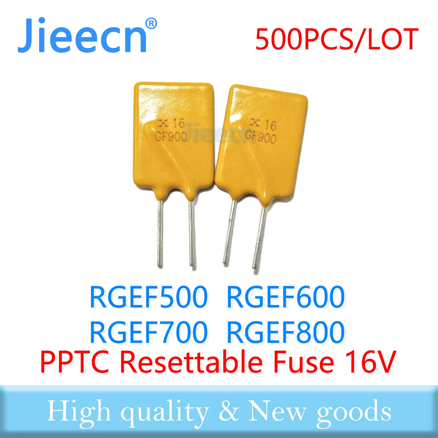 RGEF500 RGEF600 RGEF700 RGEF800 16V GF500 GF600 GF700 GF800 JK16-500 JK16-600 JK16-700 JK16-800 Resettable Fuse PPTC JK16 RGEF