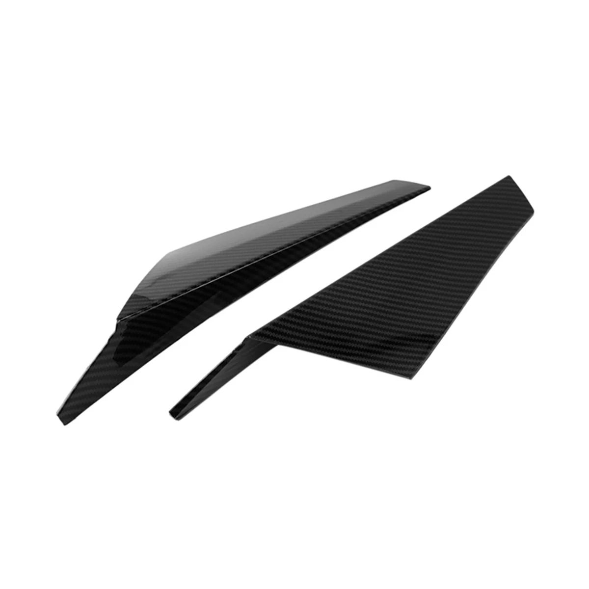 Car Carbon Fiber Rear Window Splitter Side Spoiler Wing Canard Cover Sticker Trim for VW GOLF 8 MK8 MK VIII 2020-2022