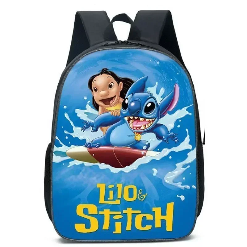 Animation Cartoon Stitch Large Capacity Schoolbag Whole Set Backpack Primary Middle Boys Girls Messenger Bag Light Pencil Case