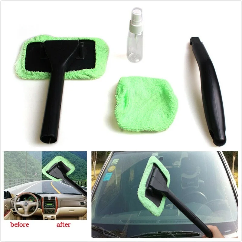 

Car SUV Windshield Window Home Glass Wiper Dusting Brush Cleaning Tool Wash Kit