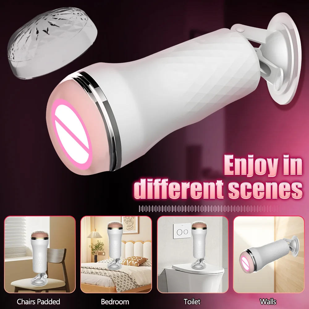 الرجال جهاز استمناء القضيب المدرب ذكر دليل الاستمناء حر اليدين شفط كأس ثلاثية الأبعاد محاكاة جيب كس لعبة الجنس للرجال #5