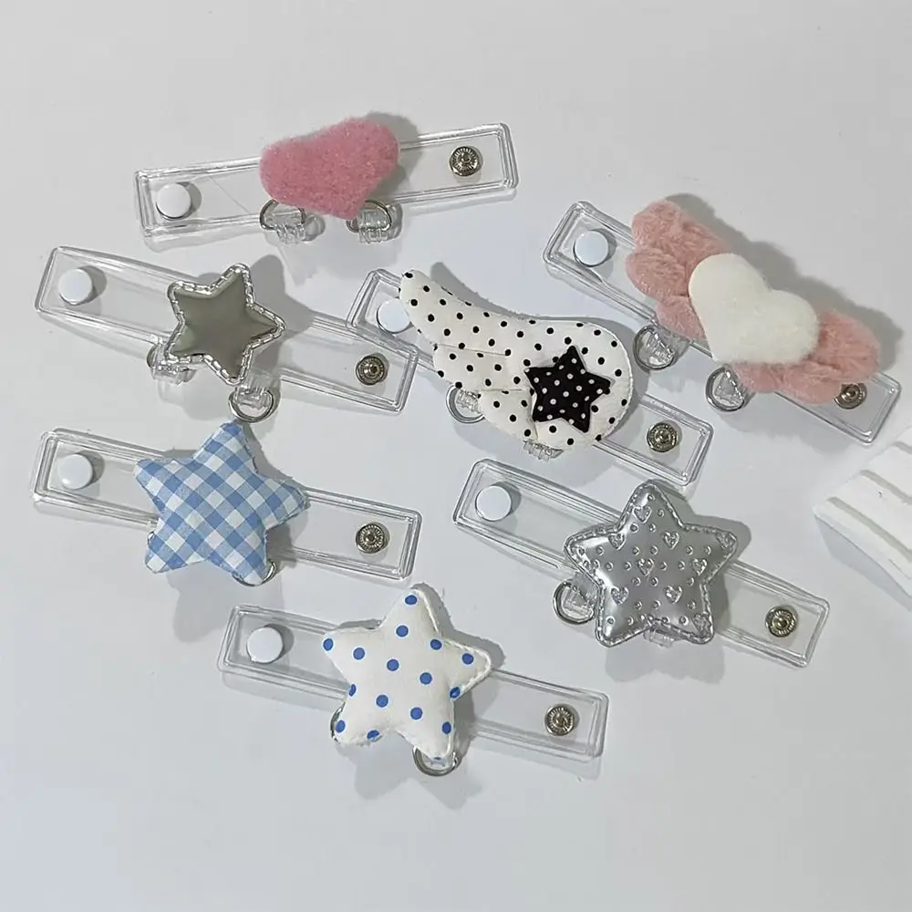 1pc Durable Transparent Bag Expansion Buckle with Double D-Rings Decorative Bag Strap Extender Bag Charm Holder Backpack
