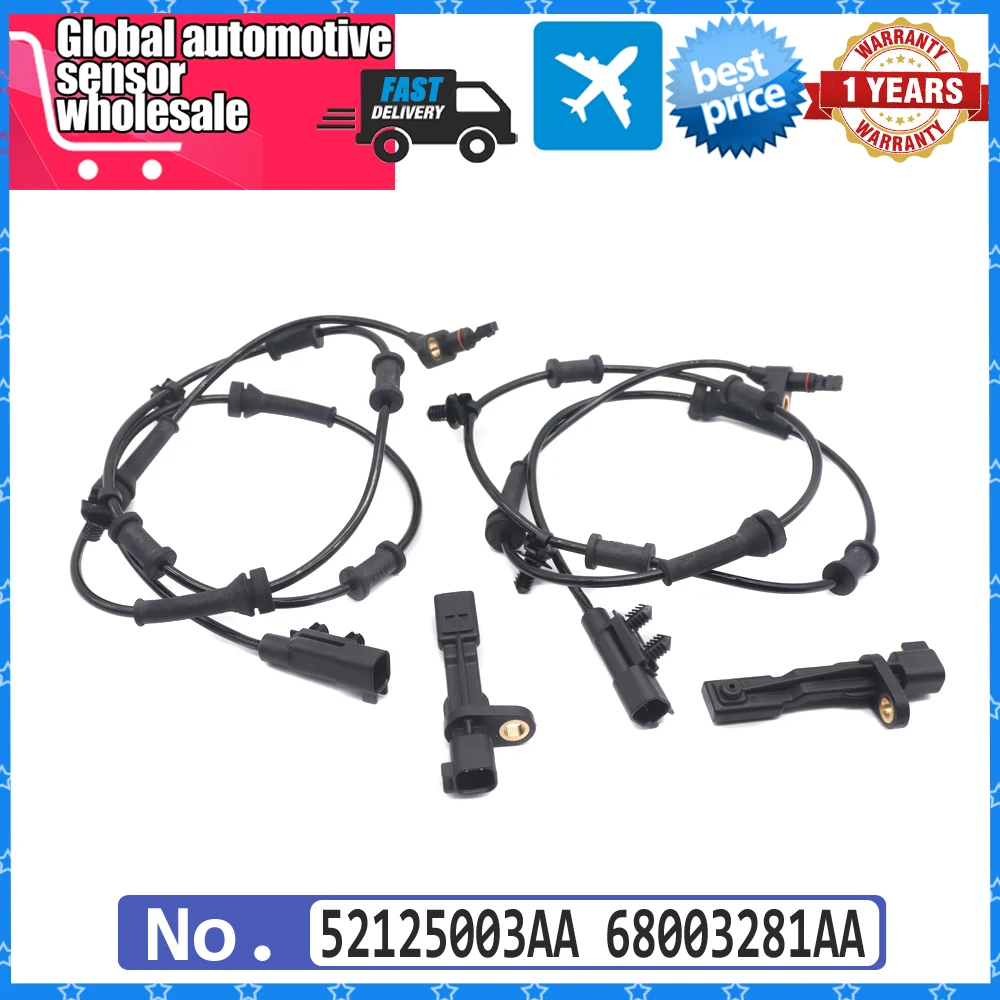 

Car 52125003AA Front/Rear ABS Wheel Speed Sensor For Dodge Nitro Jeep Liberty Wrangler Wrangler JK 3.6L 3.8L 68003281AA