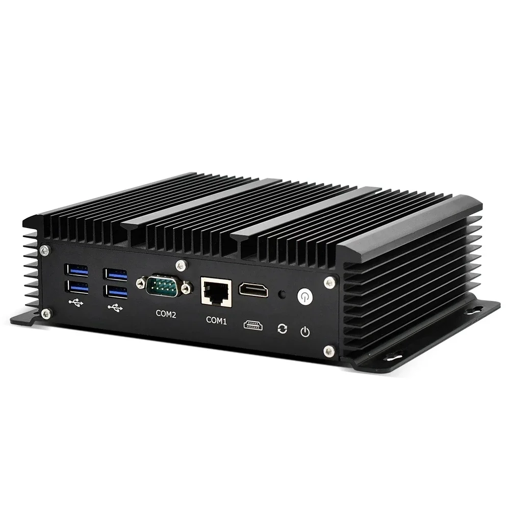 10e generatie Core i7 10610U Fanless Embedded Robuuste Industriële Mini PC Computer 6 * i211 2.5G LAN Firewall Apparaat Mini Router